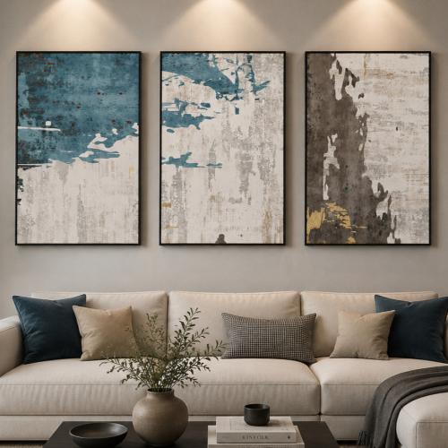 طقم من 3 لوحات مودرن