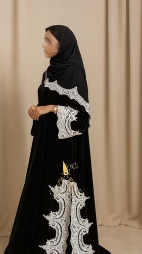 التاج الأبيض الفاخر