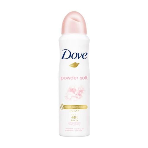 مزيل عرق بخاخ دوف برائحة البودرة الناعمة 150 مل