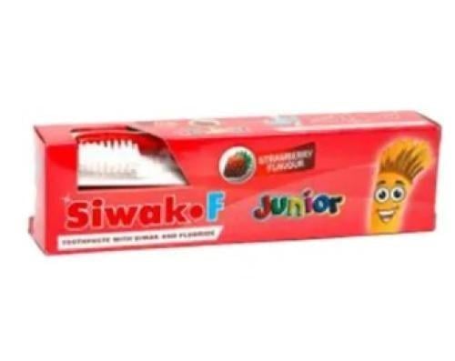 سواك اف معجون اسنان اطفال 50 جرام بالفراوله مع فرش...