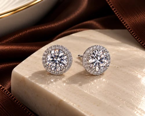 Moissnite Earring - E02