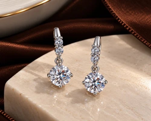 Moissnite Earring - E01