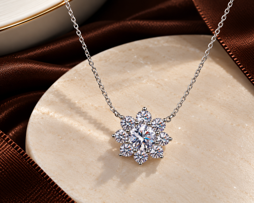 Moissnite Necklace - N03