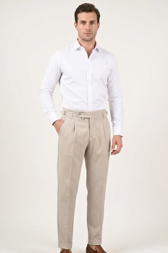 بنطلون رسمي ذو قصة كورية