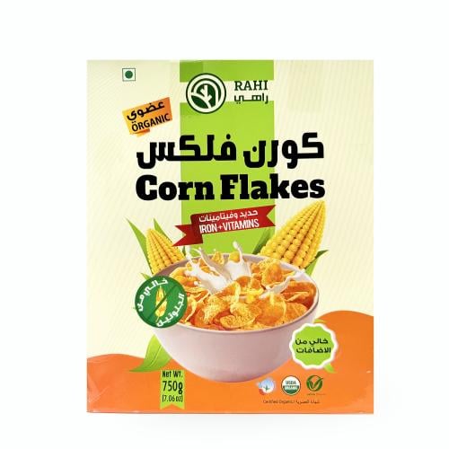 كورن فلكس عضوي خالي من الجلوتين 750جم