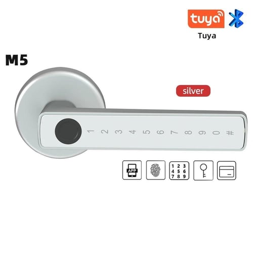 قفل باب ذكي RAYKUBE M5 مع بصمة