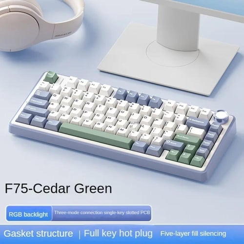 لوحة مفاتيح الألعاب الميكانيكية اللاسلكية AULA F75