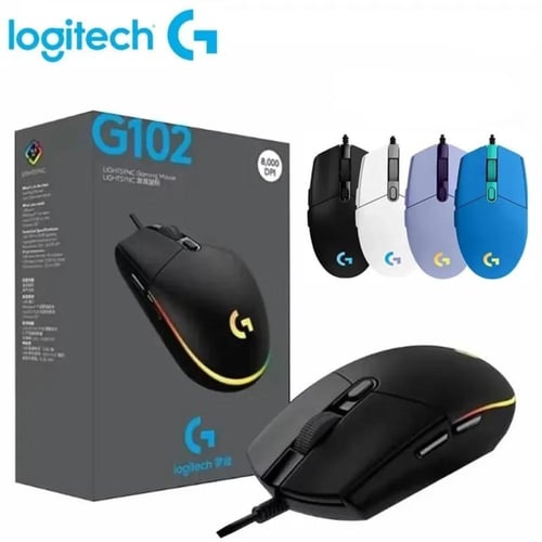 ماوس الألعاب السلكي Logitech G102