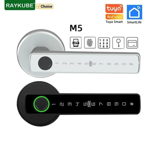 قفل باب ذكي RAYKUBE M5 مع بصمة