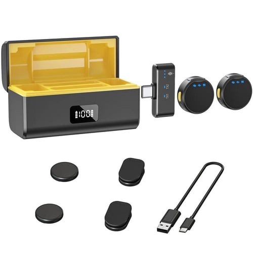 ميكروفون Lavalier لاسلكي مهني للهاتف