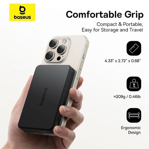 Baseus Qi2 بنك طاقة مغناطيسي 10000mAh