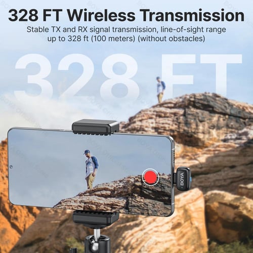 ميكروفون Lavalier لاسلكي صغير BOYA