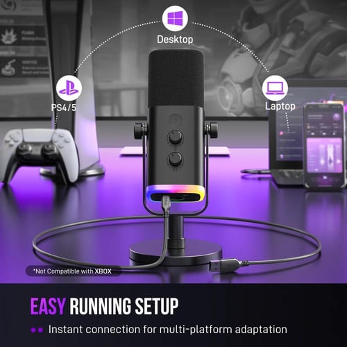 FIFINE AmpliGame AM8 – ميكروفون ديناميكي