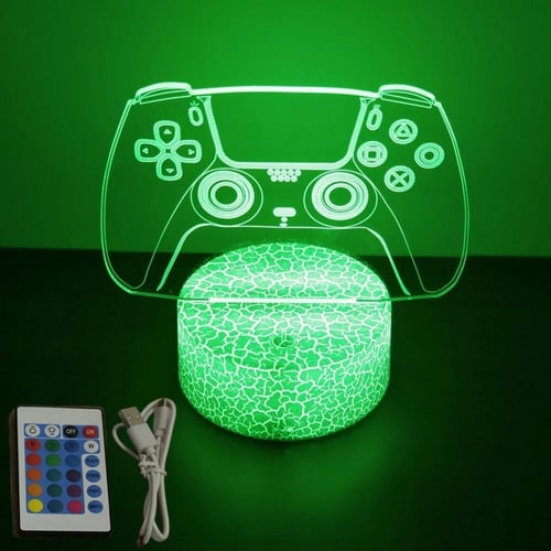 مصباح LED نيوني ثلاثي الأبعاد للألعاب