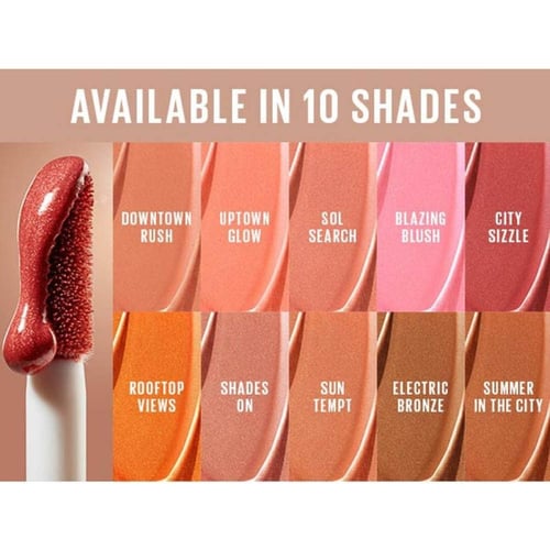 ميبيلين سنكيسر بلشر أحمر خدود وبرونزر سائل