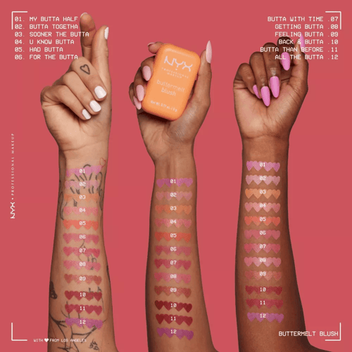 بلاشر نيكس بترفلاي رقم 07 – لون طبيعي (NYX Butterm...