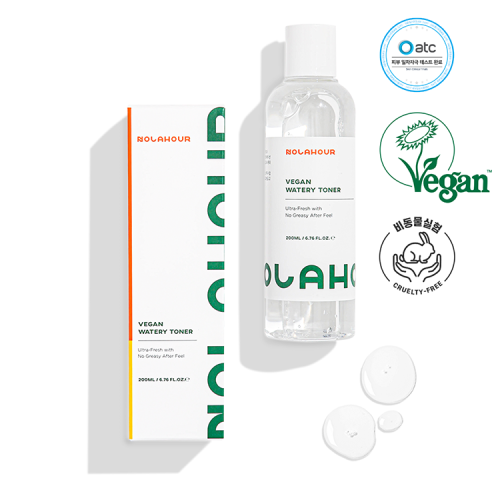 تونر نباتي مرطب وملطف للبشرة الدهنية والحساسة