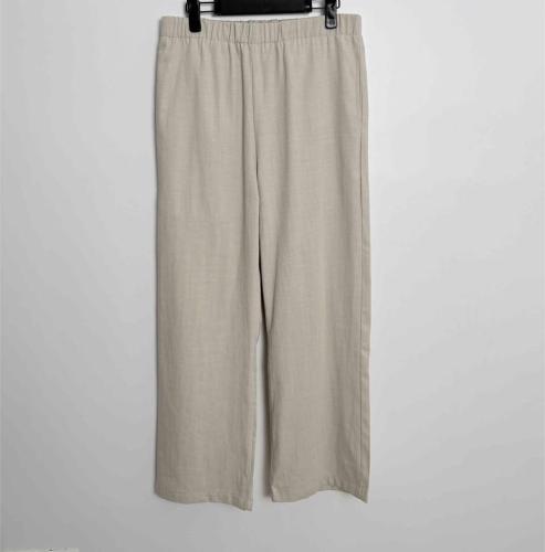 straight cotton pants