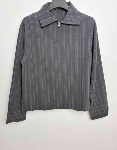 striped polo shirt
