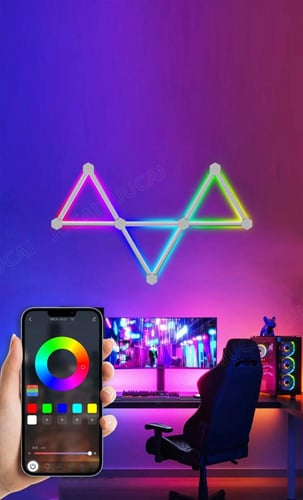 إضاءة جدارية RGB ذكية