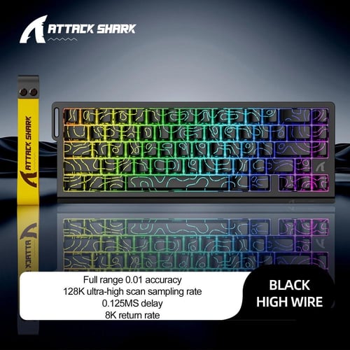 لوحة مفاتيح ATTACK SHARK X68HE