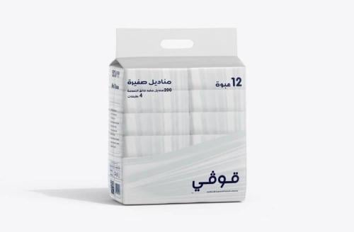 قوڤي - مناديل ميني × 36 عبوة (200 منديل)