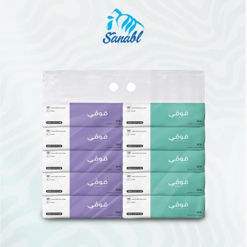 قوڤي - مناديل ناعمة * 10 عبوة (300 منديل)