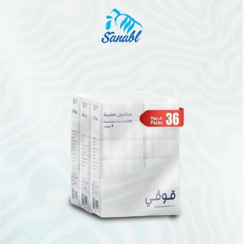 قوڤي - مناديل ميني × 36 عبوة (200 منديل)