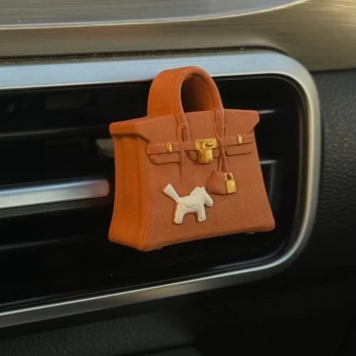 Bag Car Freshener- Brown