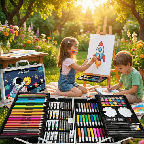 حقيبة الرسم عالم الفضاء