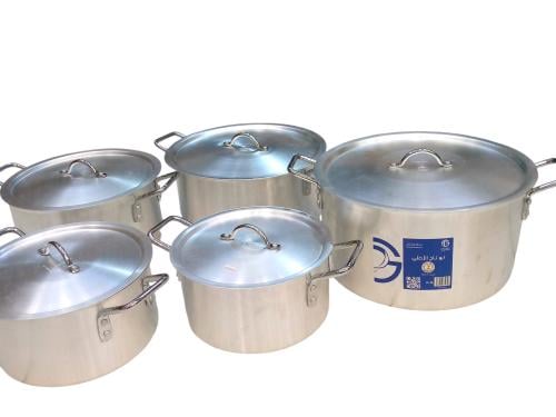 طقم قدور هندى أبوتاج 5 قطع من 24 الى 32