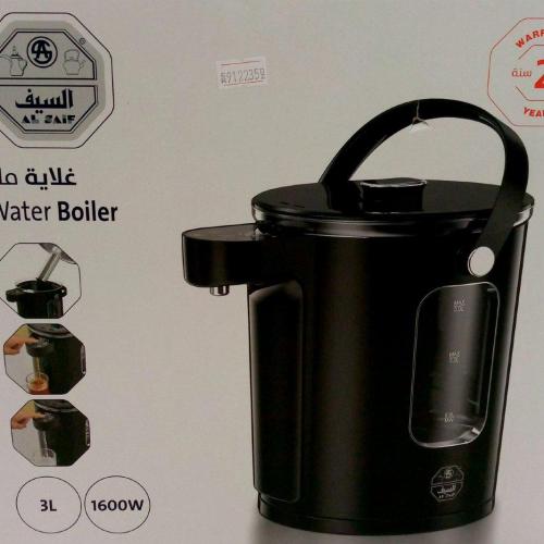 غلاية أسود بشاشة لمس مزودة بإضاءة 3 لتر