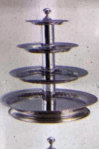 ‏إستاند Steel اربع أدوار مدور