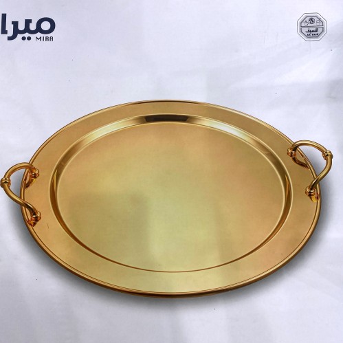 طقم طوافير ميرا فضي يد ذهبي 2 قطعة