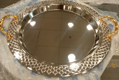 طقم صوانى 2 قطعة مدور