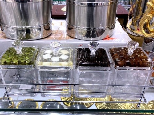 علب بهارات اكريلك
