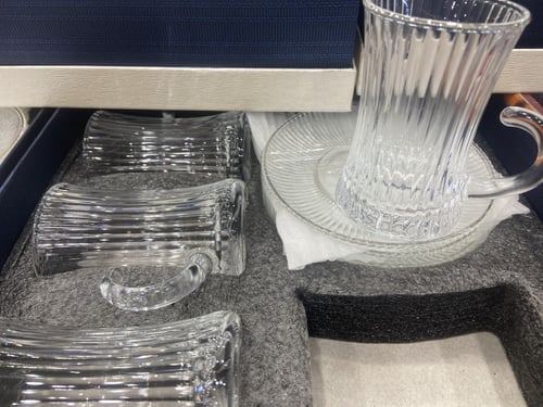 طقم بيالات وفناجيل 36 قطعة