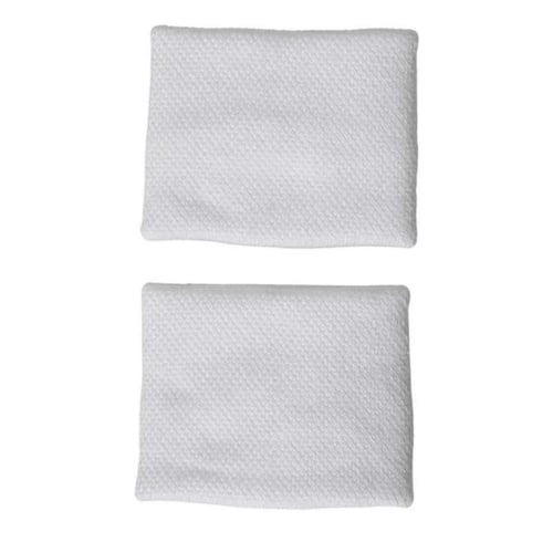 أربطة معصم قصيرة من أديداس باللونين الأبيض والأسود...