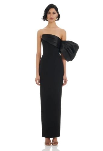 one shoulder puff