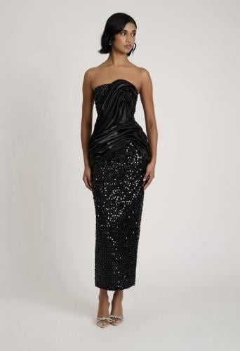Black bling bling dress