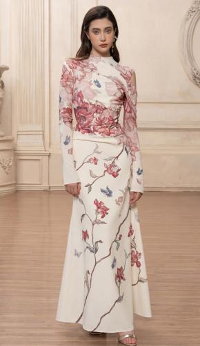 Floral long dress