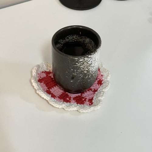 قاعدة كوب مصنوعة يدوياً