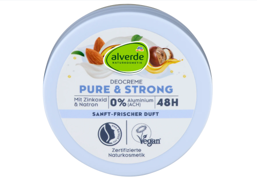 مزيل عرق كريم ألفيردي Pure & Strong - حماية طبيعية...