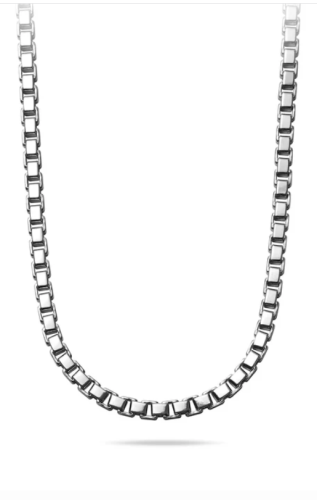 سلسلة فضة عيار 925 –52.7 جرام