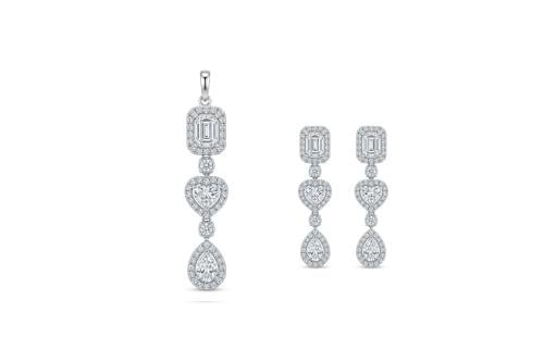 طقم نبض الأناقة فضة عيار 925
