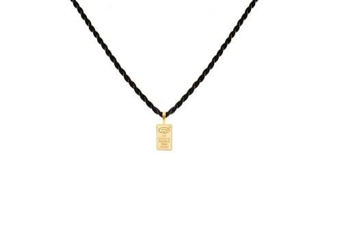 قلادة سبيكة الذهب1جرام عيار24 قيراط