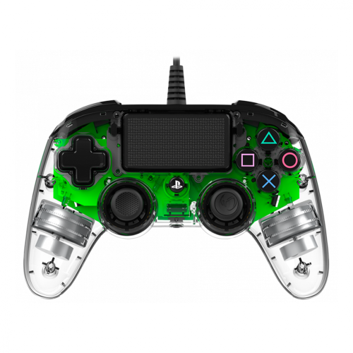 ايادي التحكم بلايستيشن ناكون سلكي لون شفاف اخضر