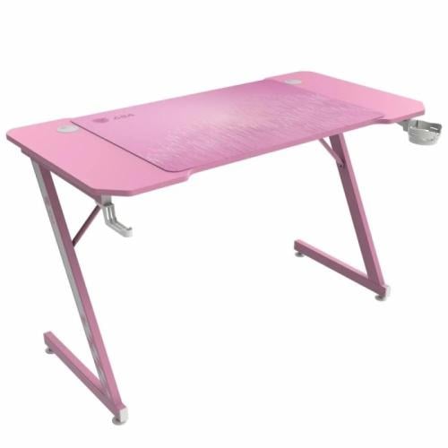 ASA Gaming Table with Mouse Pad Model Z - Pink
