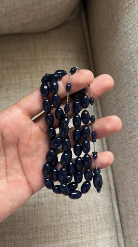 مسباح بكلايت صب قديم كحلي مكرك