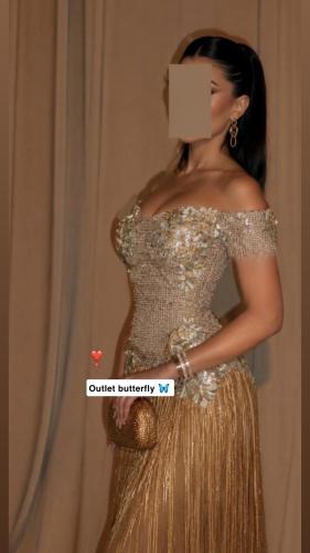 فستان سهره ذهبي